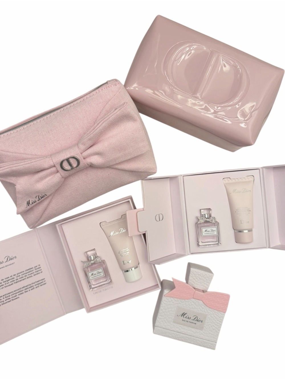 Dior Miss Dior Pink Beauty Gift Bundle Pouches Mini Set